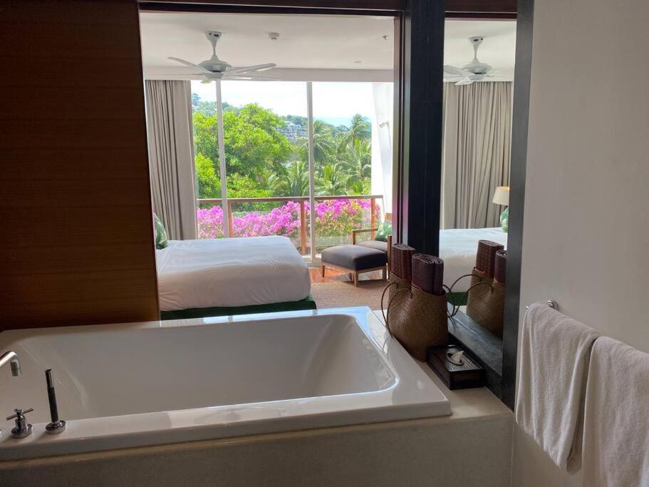 Beachfront 2 Bedroom Luxury Condo Chava Surin Kültér fotó